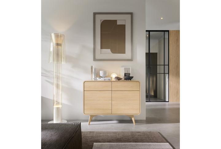Sideboard HELION Eiche Hell | Skandi Kommode