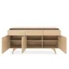 Sideboard HELION KSZ 160 skandinavisch Eiche hell Kommode