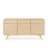 Sideboard HELION KSZ 160 skandinavisch Eiche hell Kommode