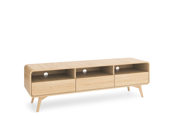 TV-Lowboard HELION RTV180 Wildeiche – skandinavischer TV-Schrank