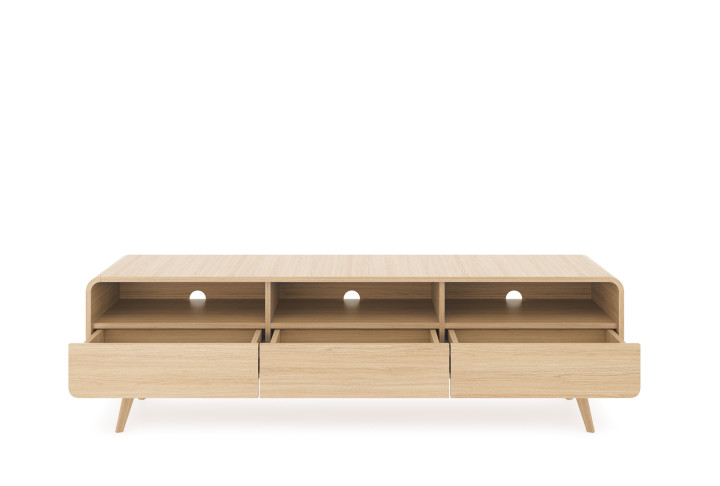 TV-Lowboard HELION RTV180 Wildeiche – skandinavischer TV-Schrank