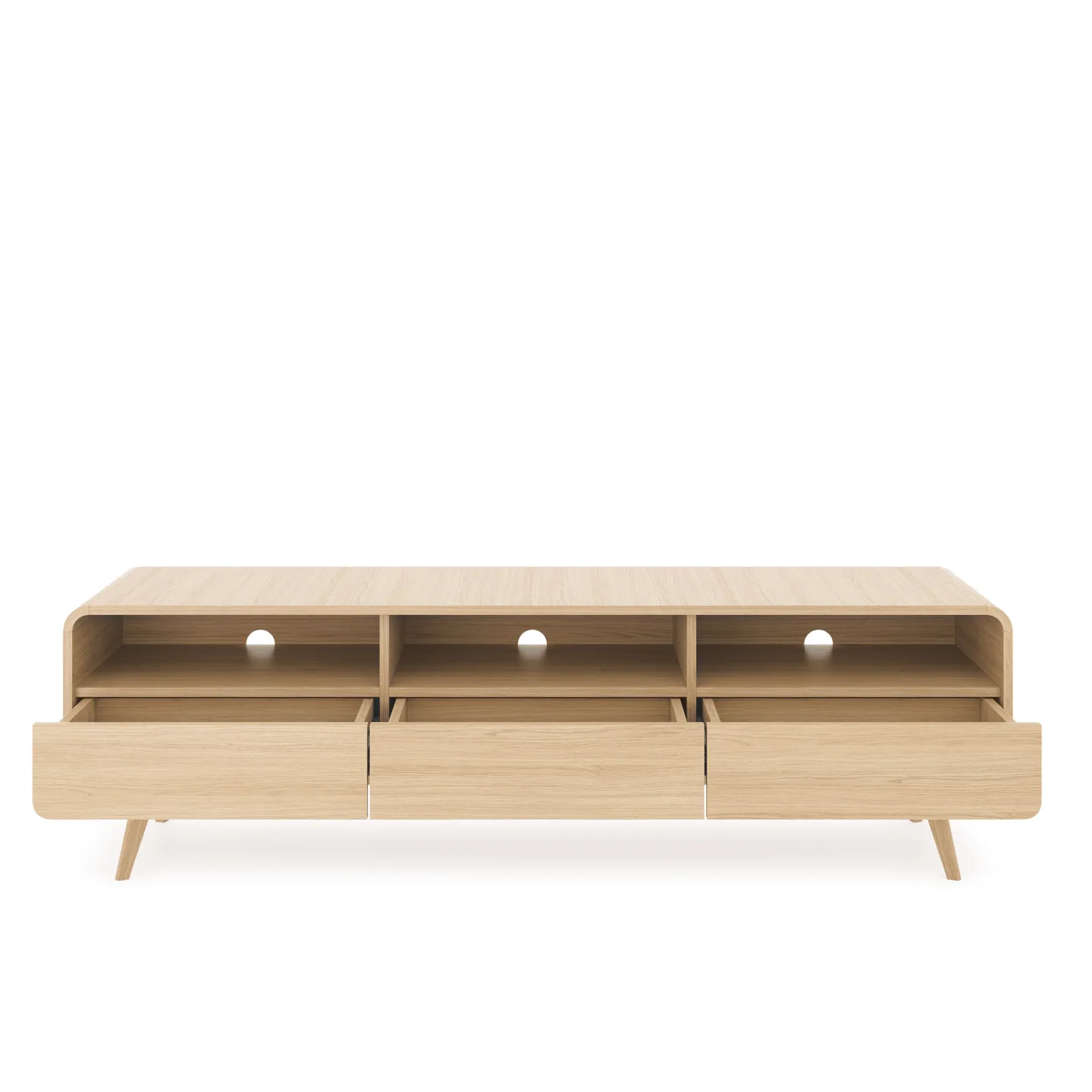 TV-Lowboard HELION RTV180 Wildeiche – skandinavischer TV-Schrank