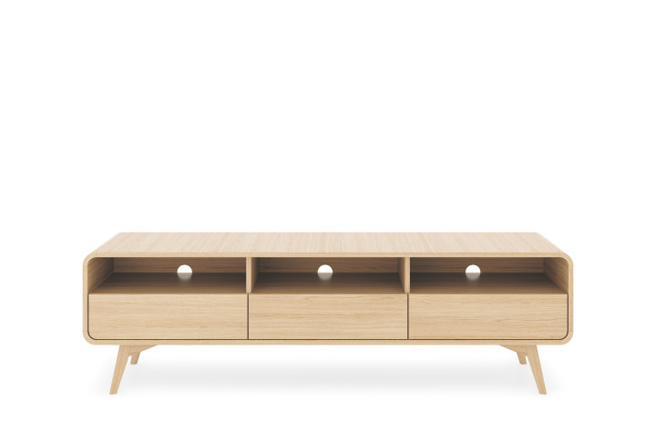 TV-Lowboard HELION RTV180 Wildeiche – skandinavischer TV-Schrank