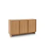 Sideboard Holz Eiche Yasumi K147 | Schiebetüren | Goldstoff24