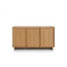 Sideboard Holz Eiche Yasumi K147 | Schiebetüren | Goldstoff24
