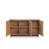 Sideboard Holz Eiche Yasumi K147 | Schiebetüren | Goldstoff24