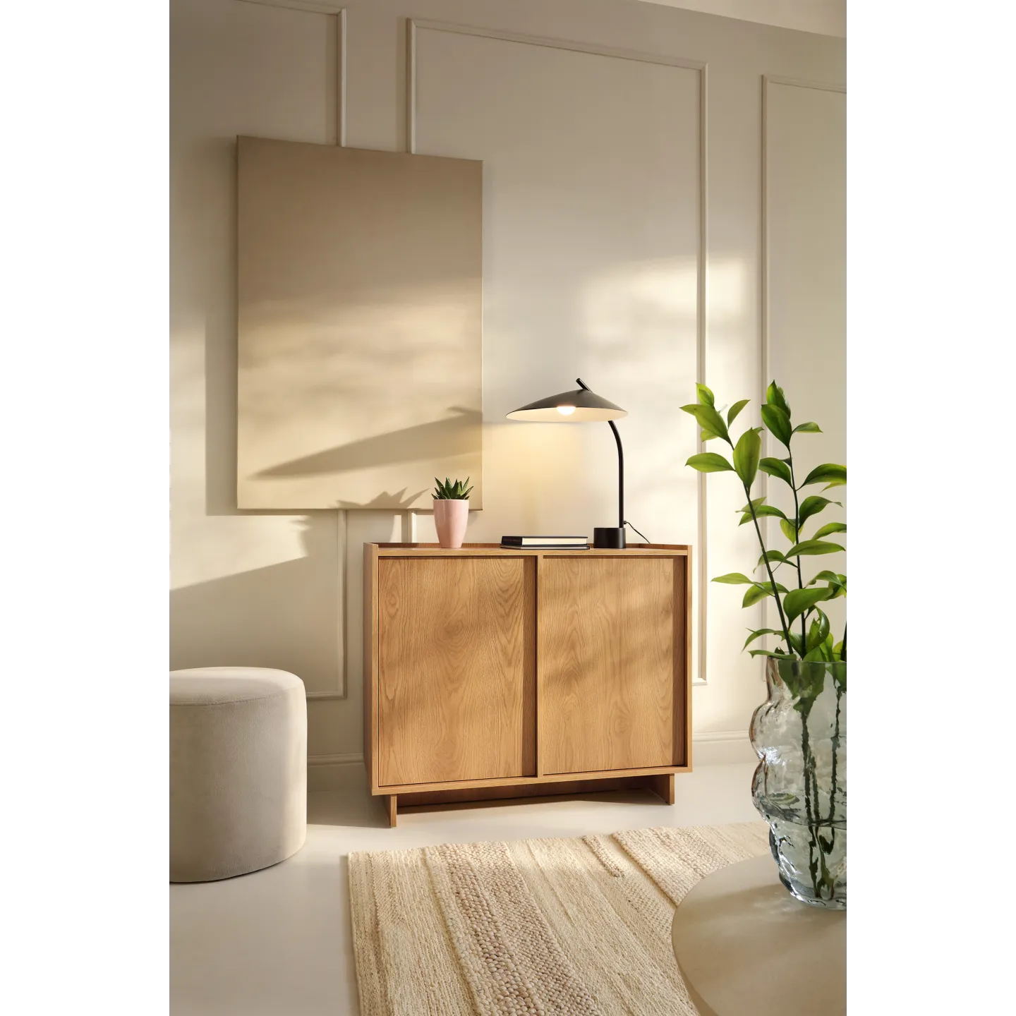 Yasumi K98 Sideboard Holz Eiche für Wohnzimmer und Flur
