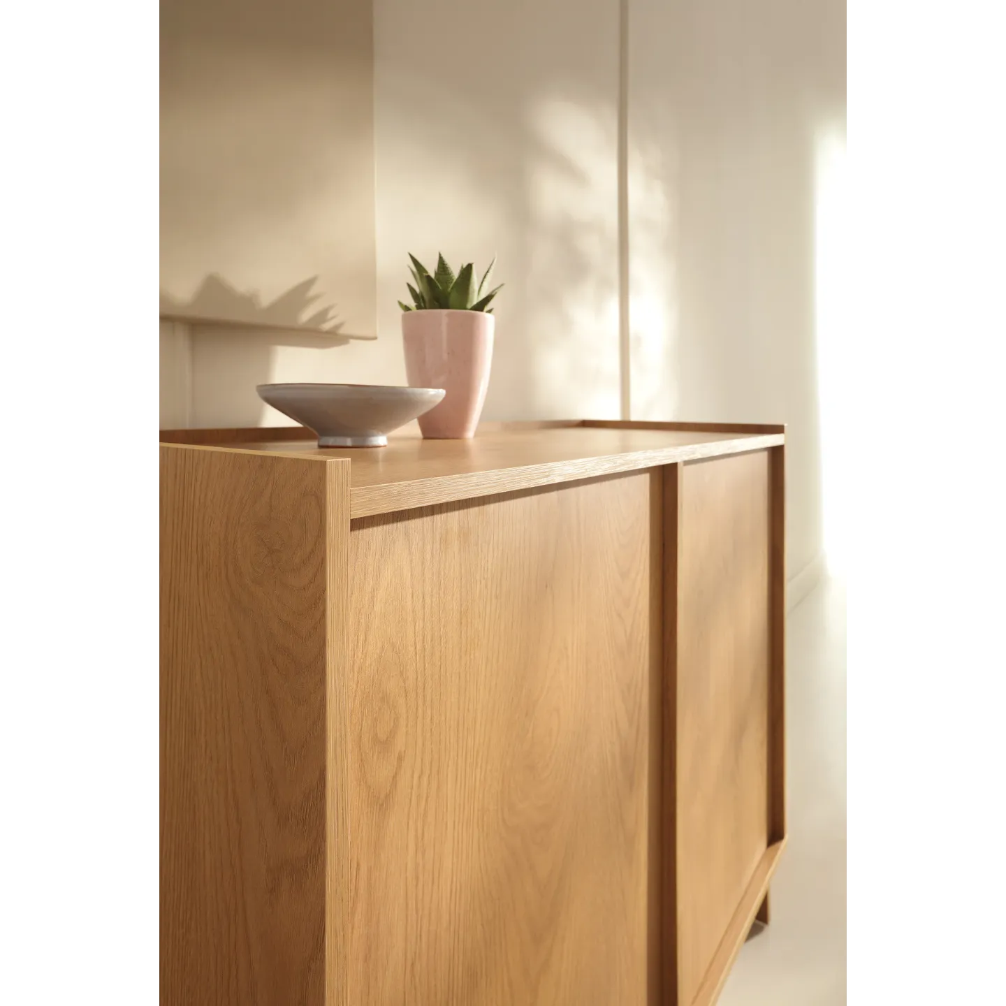Yasumi K98 Sideboard Holz Eiche für Wohnzimmer und Flur
