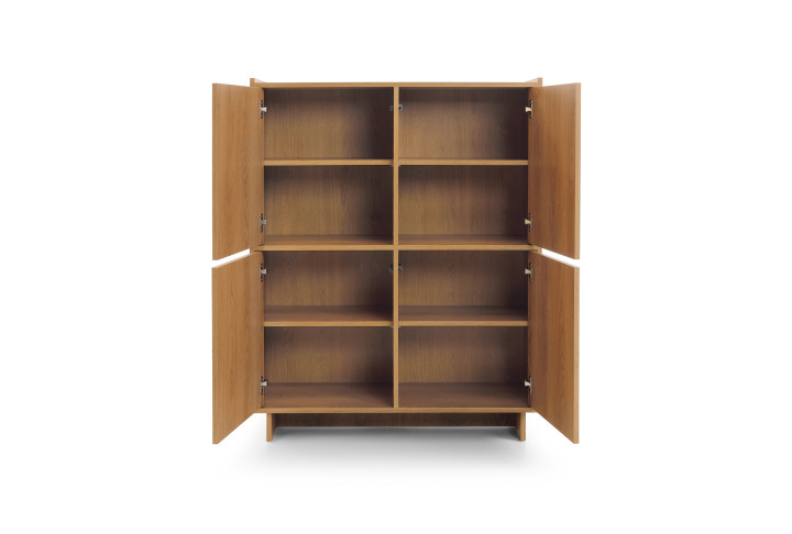 Highboard Holz Eiche Yasumi KW98 – Modern & 4-türig