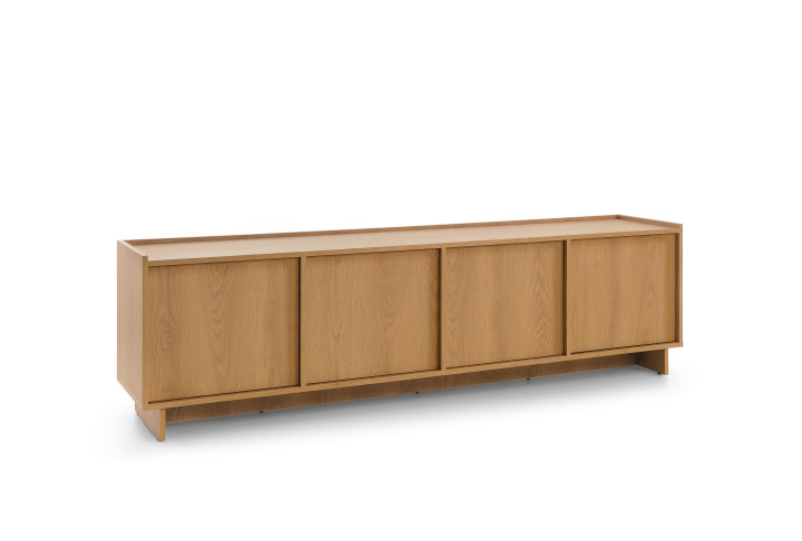 TV-Schrank Eiche Holzoptik Lowboard 175 cm | Yasumi