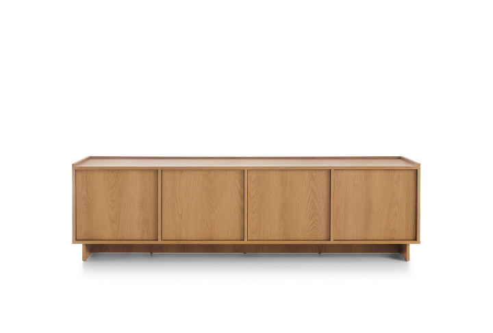 TV-Schrank Eiche Holzoptik Lowboard 175 cm | Yasumi