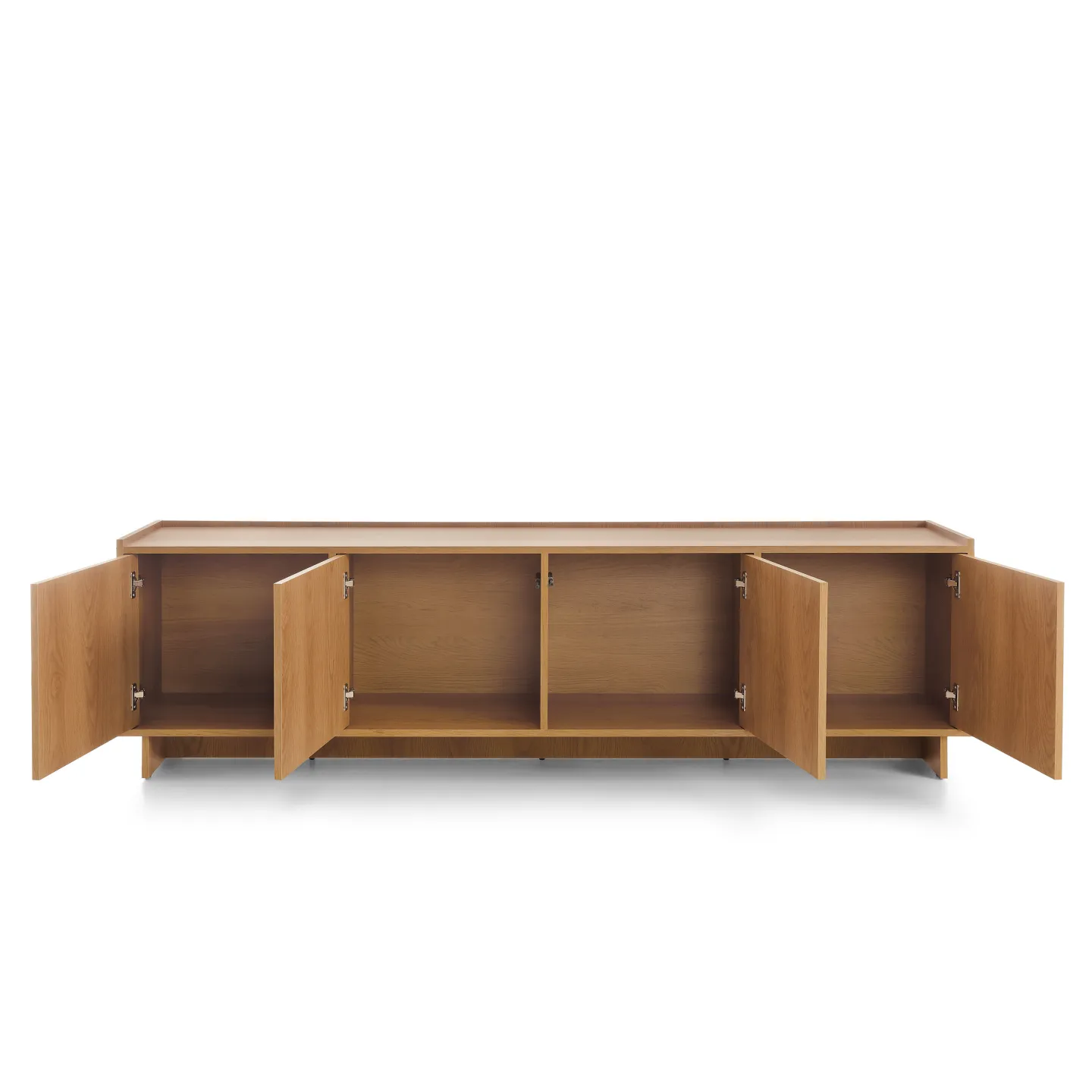 TV-Schrank Eiche Holzoptik Lowboard 175 cm | Yasumi