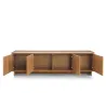TV-Schrank Eiche Holzoptik Lowboard 175 cm | Yasumi