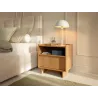 Nachttisch Yasumi S50 Eiche mit Schublade – Nachtkonsole Skandi