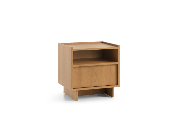 Nachttisch Yasumi S50 Eiche mit Schublade – Nachtkonsole Skandi