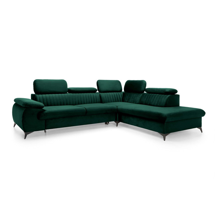 Ecksofa Ving – modernes Ecksofa mit Schlaffunktion und Stauraum