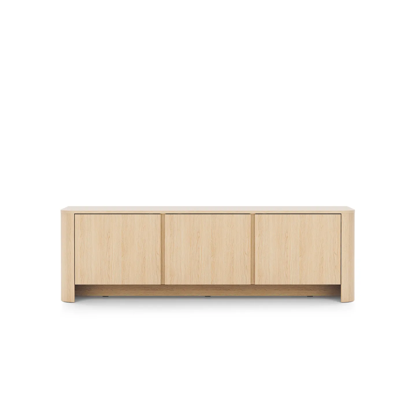 Lowboard BARI RTV Eiche hell 168 cm | TV-Schrank Holzoptik