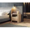Lowboard BARI RTV Eiche hell 168 cm | TV-Schrank Holzoptik
