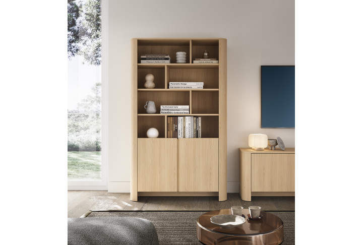 Bücherregal Eiche Optik 103x170x39 cm | BARI RG103