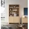 Bücherregal Eiche Optik 103x170x39 cm | BARI RG103