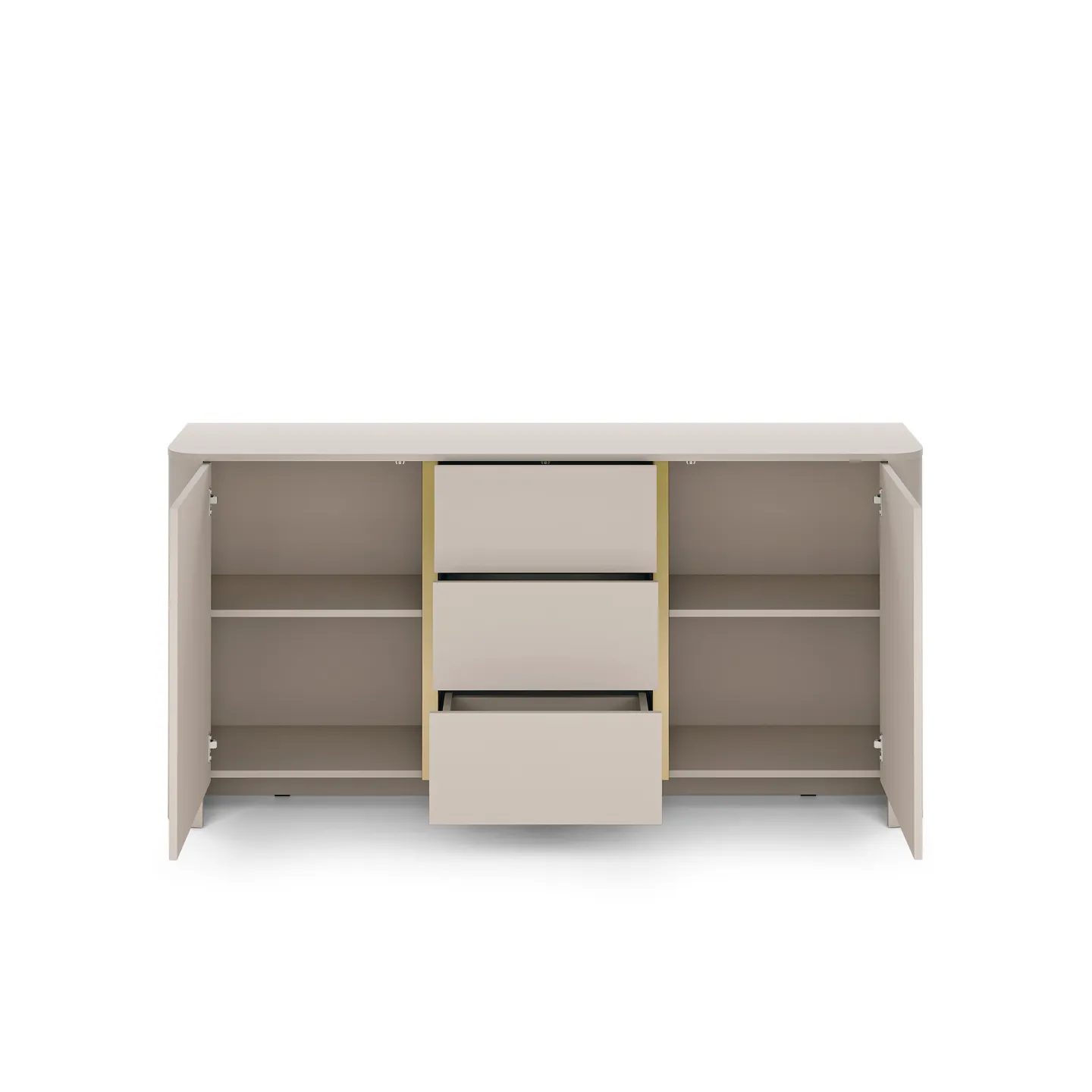 BARI Sideboard 168 cm Kaschmir oder Holzoptik