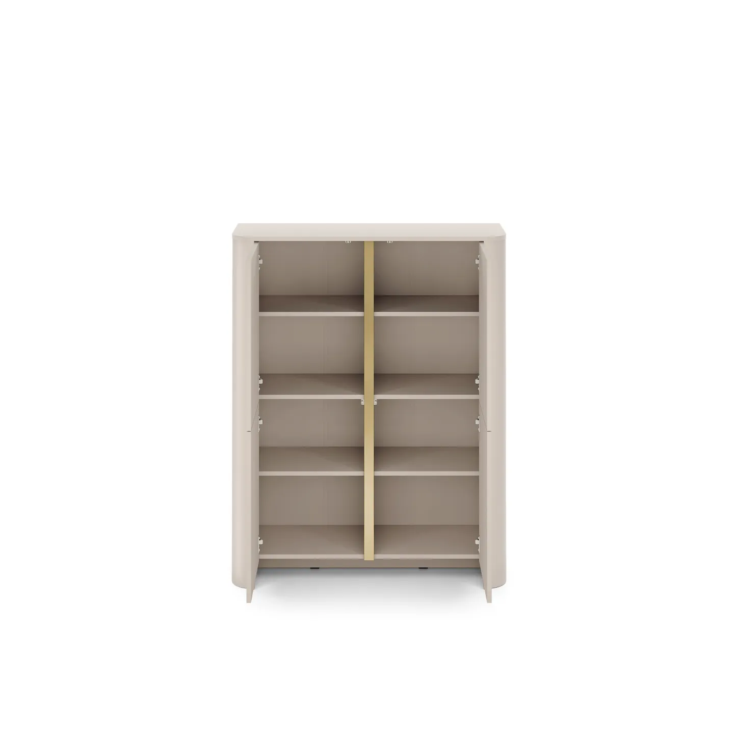 BARI K103 Kommode schmal 4-türig 103x39x132 cm