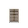 BARI K103 Kommode schmal 4-türig 103x39x132 cm
