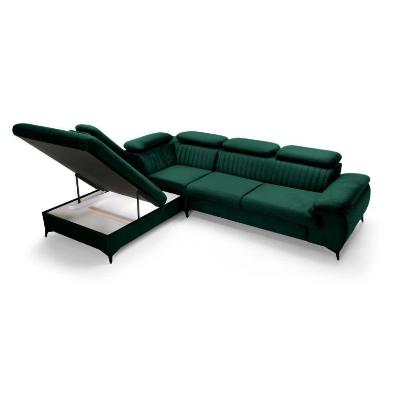 Ecksofa Ving – modernes Ecksofa mit Schlaffunktion und Stauraum