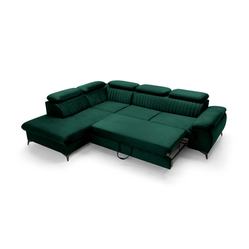 Ecksofa Ving – modernes Ecksofa mit Schlaffunktion und Stauraum