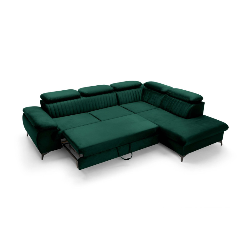 Ecksofa Ving – modernes Ecksofa mit Schlaffunktion und Stauraum