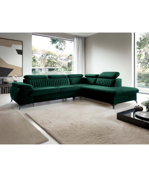 Ecksofa Ving – modernes Ecksofa mit Schlaffunktion und Stauraum