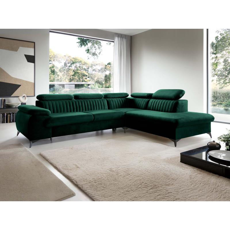 Ecksofa Ving – modernes Ecksofa mit Schlaffunktion und Stauraum