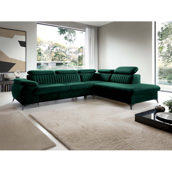 Ecksofa Ving – modernes Ecksofa mit Schlaffunktion und Stauraum