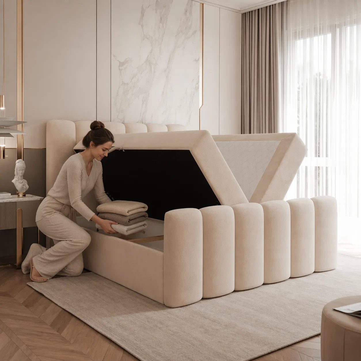 Boxspringbetten nach Größe