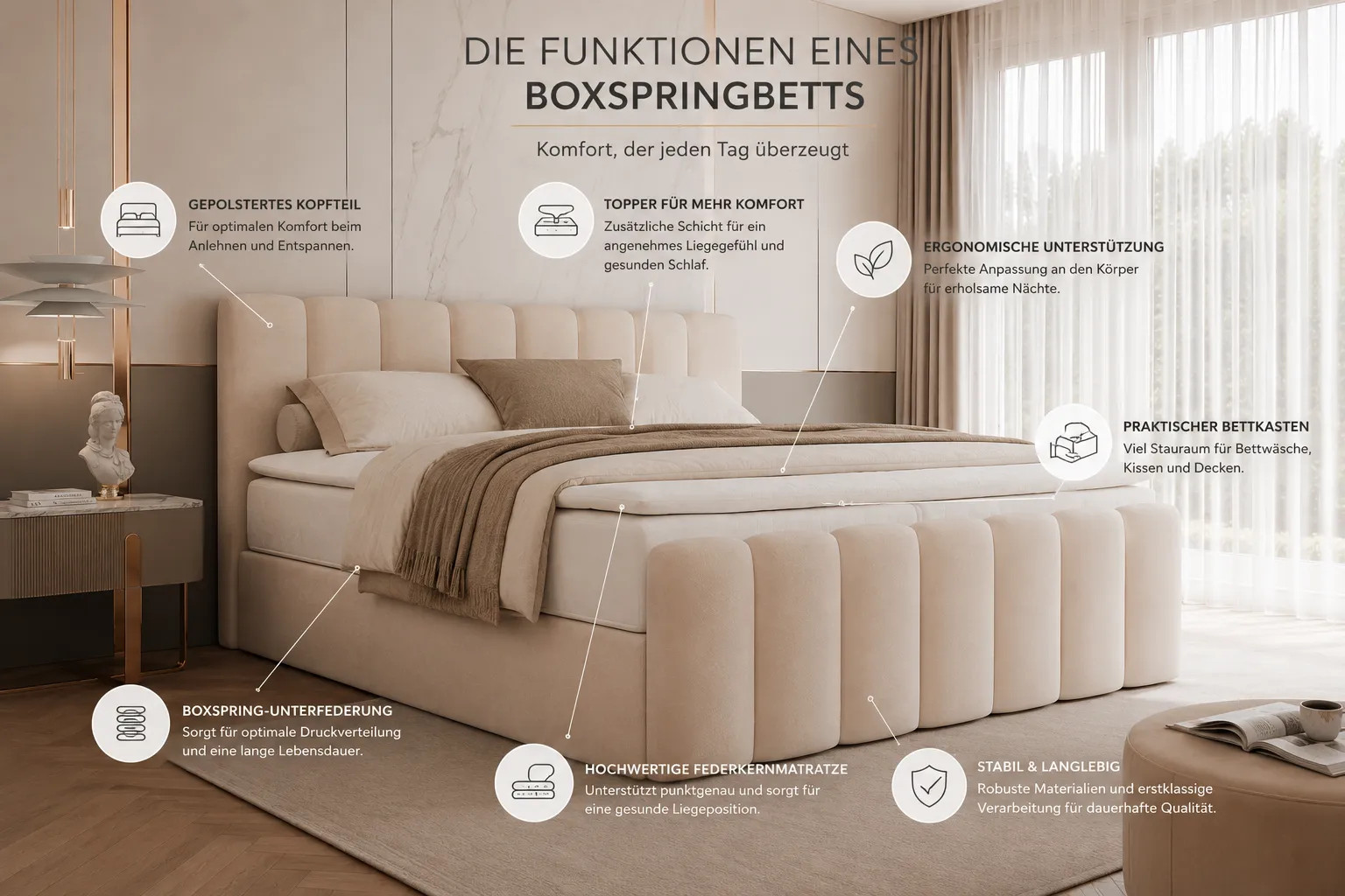 Boxspringbetten nach Funktion