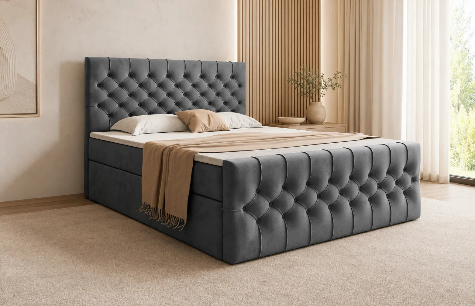 Boxspringbett Tauriel mit Stauraum